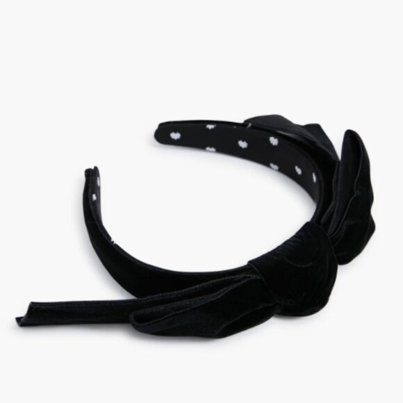 Lele Sadoughi Accessories - Lele Sadoughi jet black velvet Shirley headband SOLD OUT